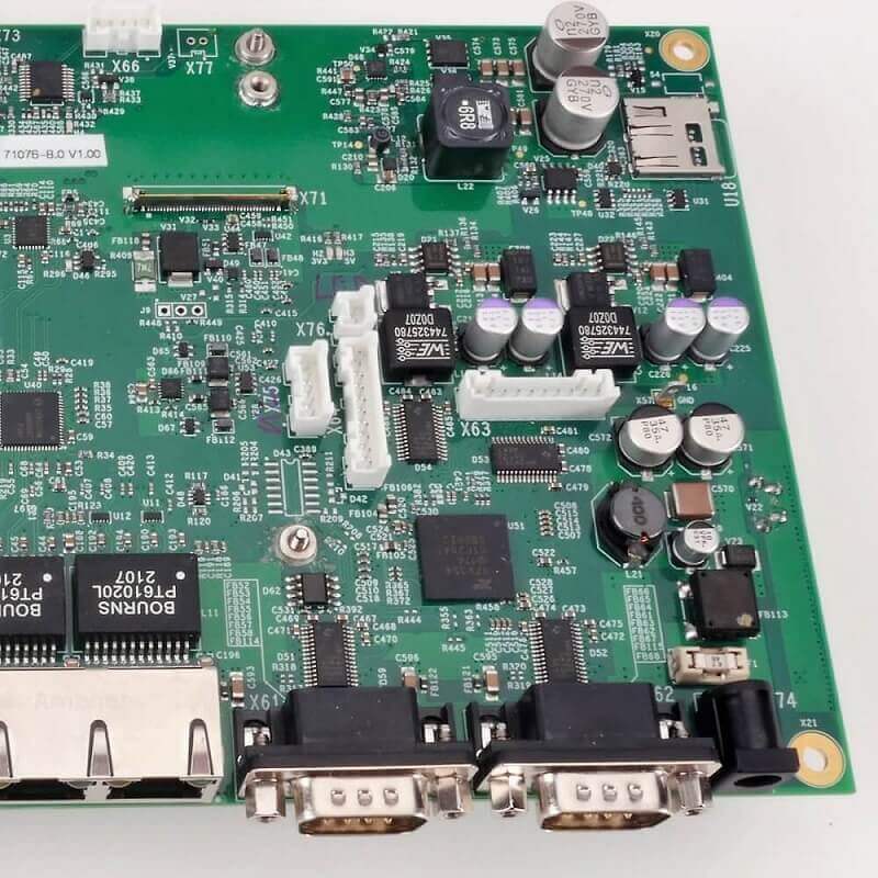 Elektronische Leiterkarte mit THT-Bestückung